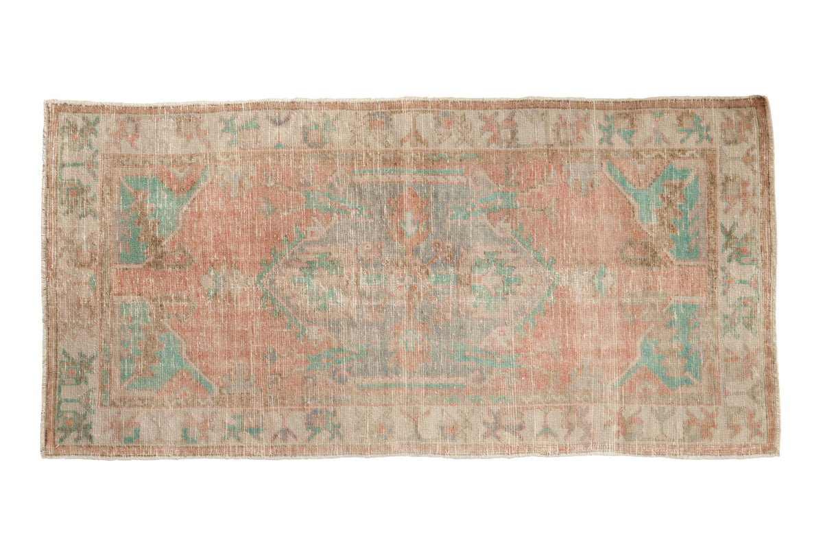 2.5x5.5 Vintage Distressed Oushak Rug Runner by Old New House® - main product image for Resin Society