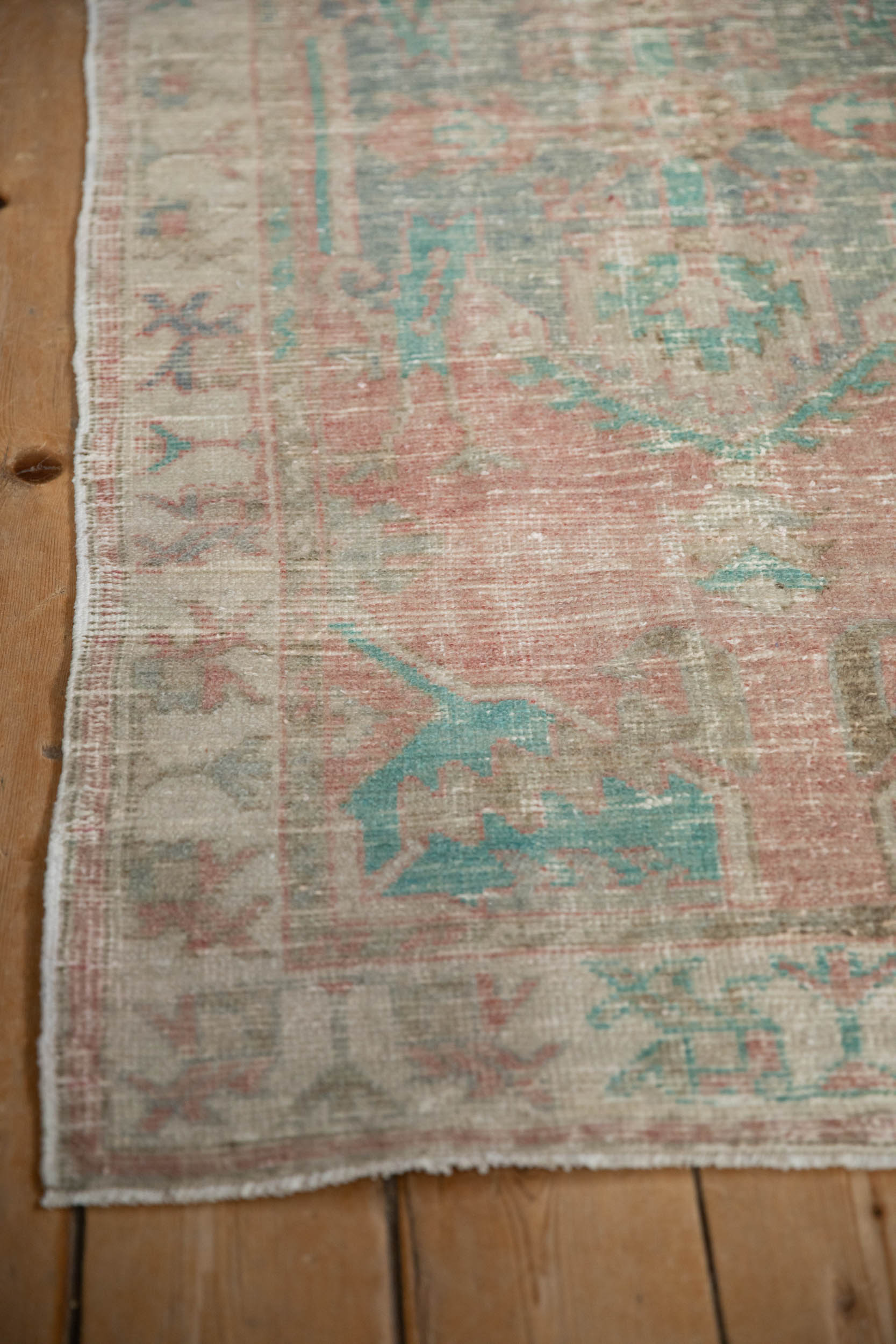 2.5x5.5 Vintage Distressed Oushak Rug Runner by Old New House® - product image 5 for Resin Society