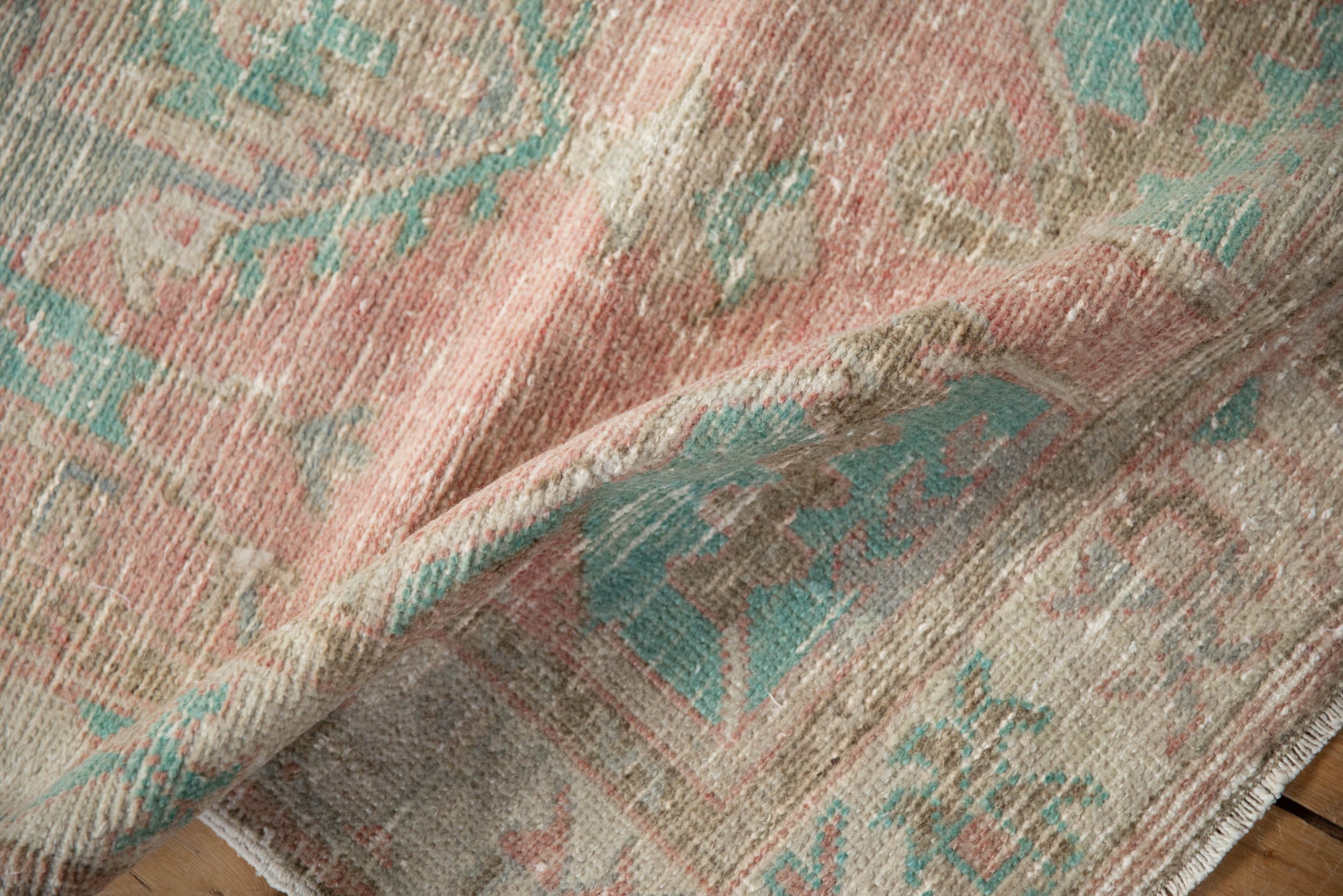 2.5x5.5 Vintage Distressed Oushak Rug Runner by Old New House® - product image 8 for Resin Society