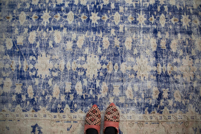 6.5x8.5 Vintage Distressed Oushak Carpet by Old New House® - product image 2 for Resin Society