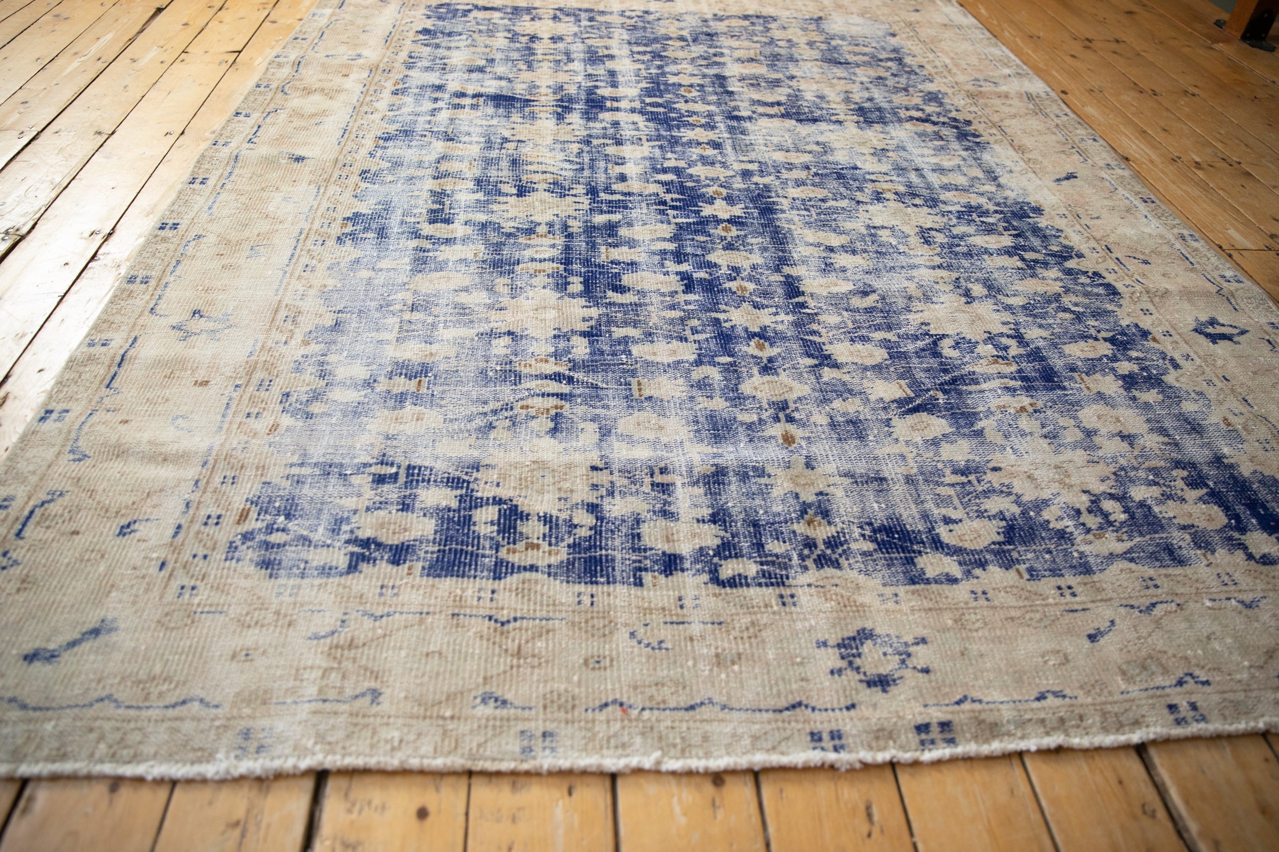 6.5x8.5 Vintage Distressed Oushak Carpet by Old New House® - product image 7 for Resin Society