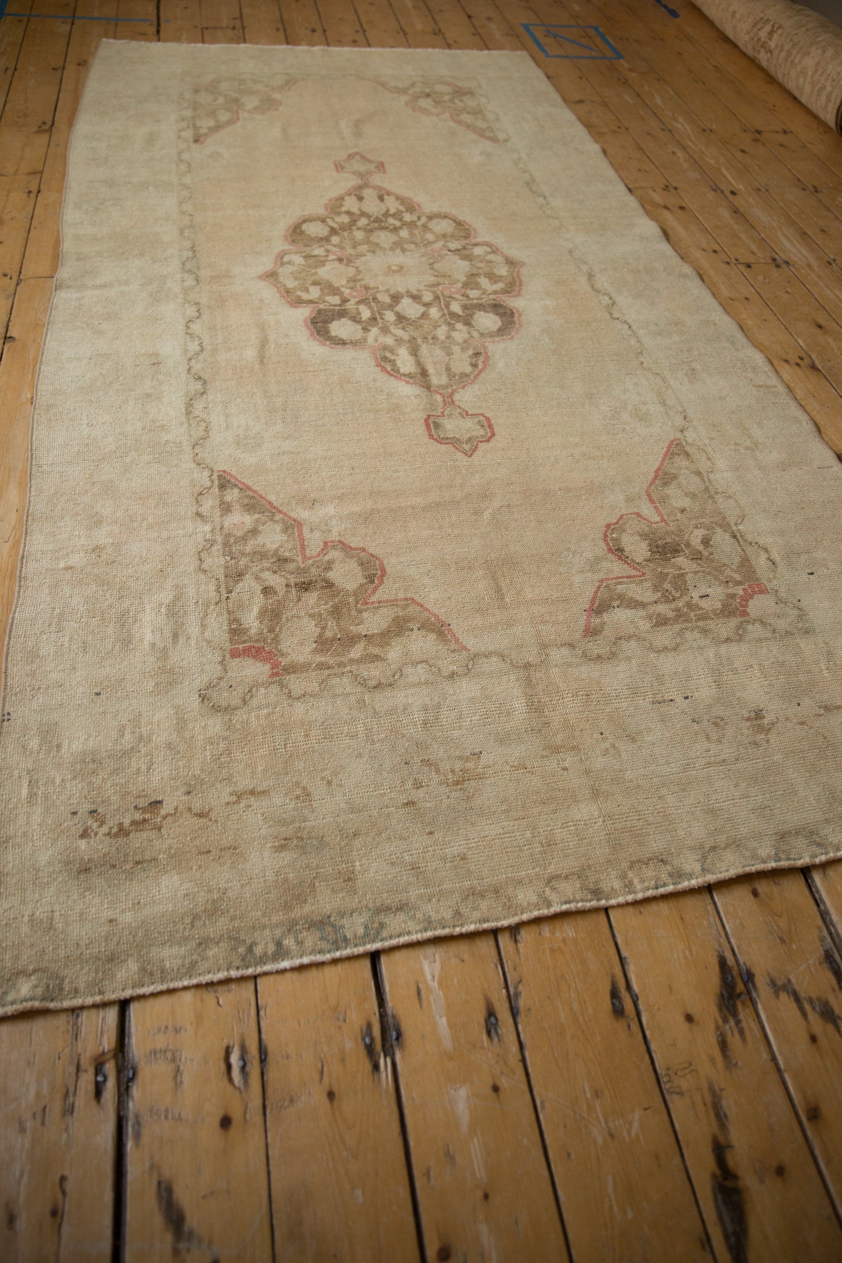 5x10 Vintage Distressed Oushak Rug Runner by Old New House® - product image 8 for Resin Society