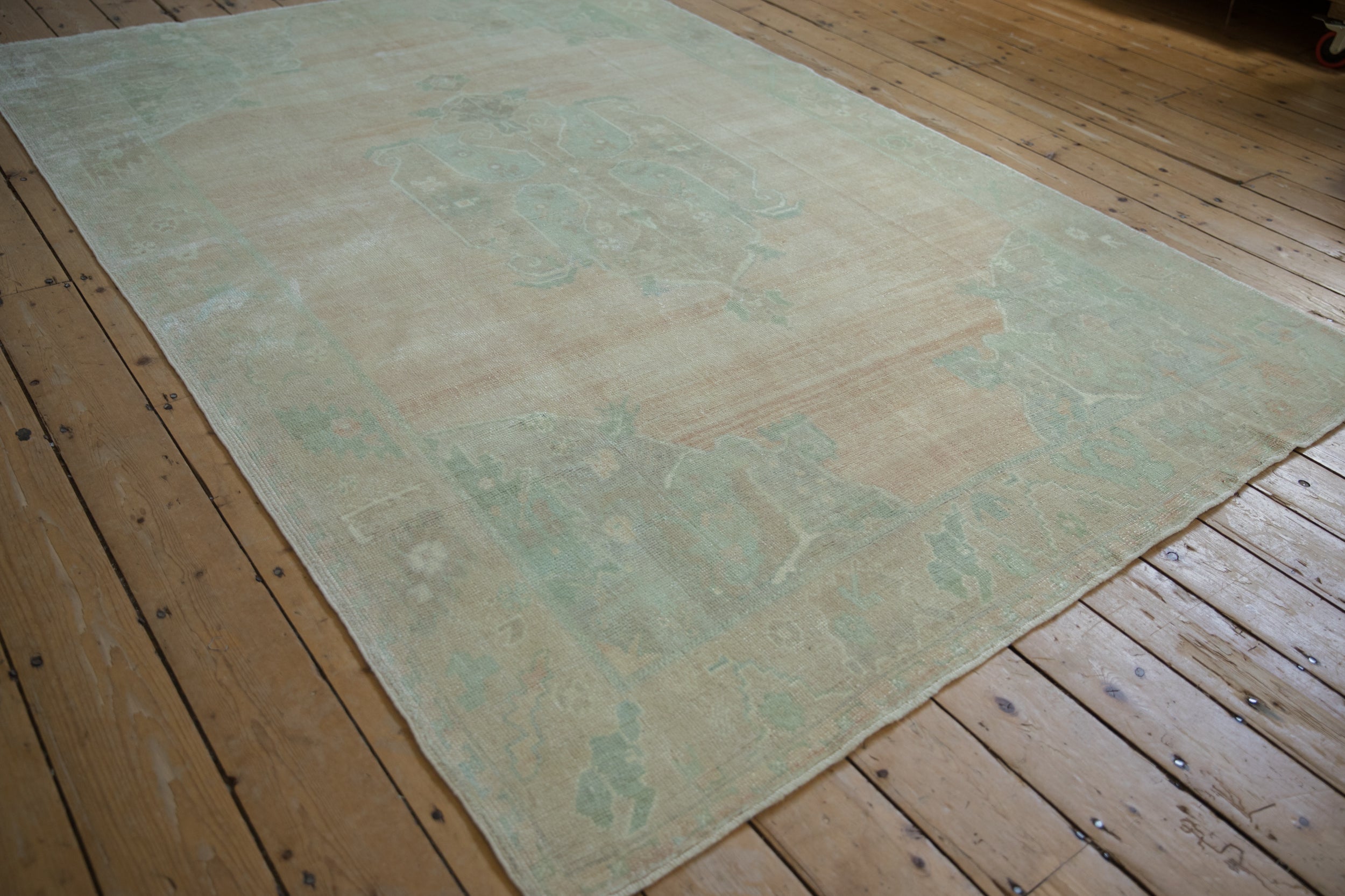 5.5x8.5 Vintage Distressed Oushak Carpet by Old New House® - product image 4 for Resin Society