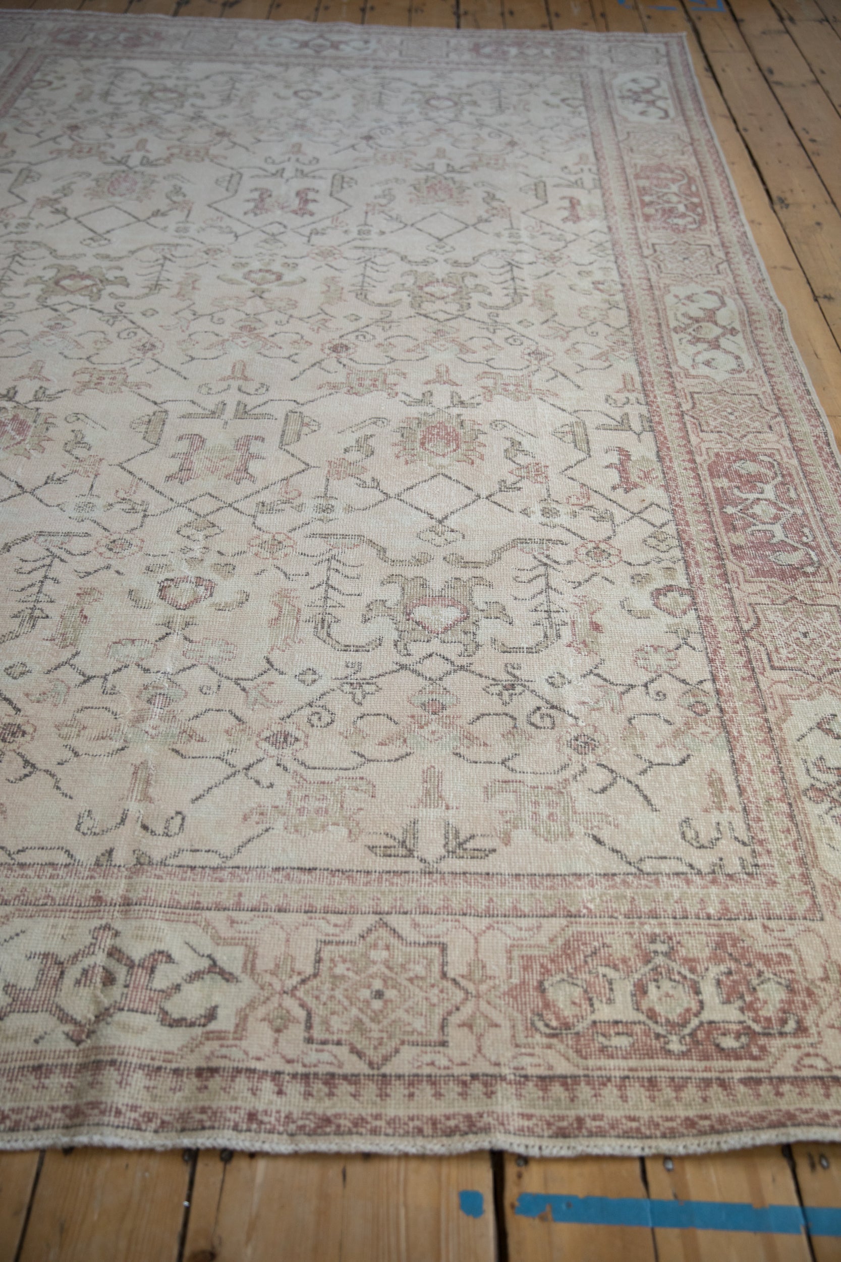 7x10.5 Vintage Distressed Oushak Carpet by Old New House® - product image 5 for Resin Society