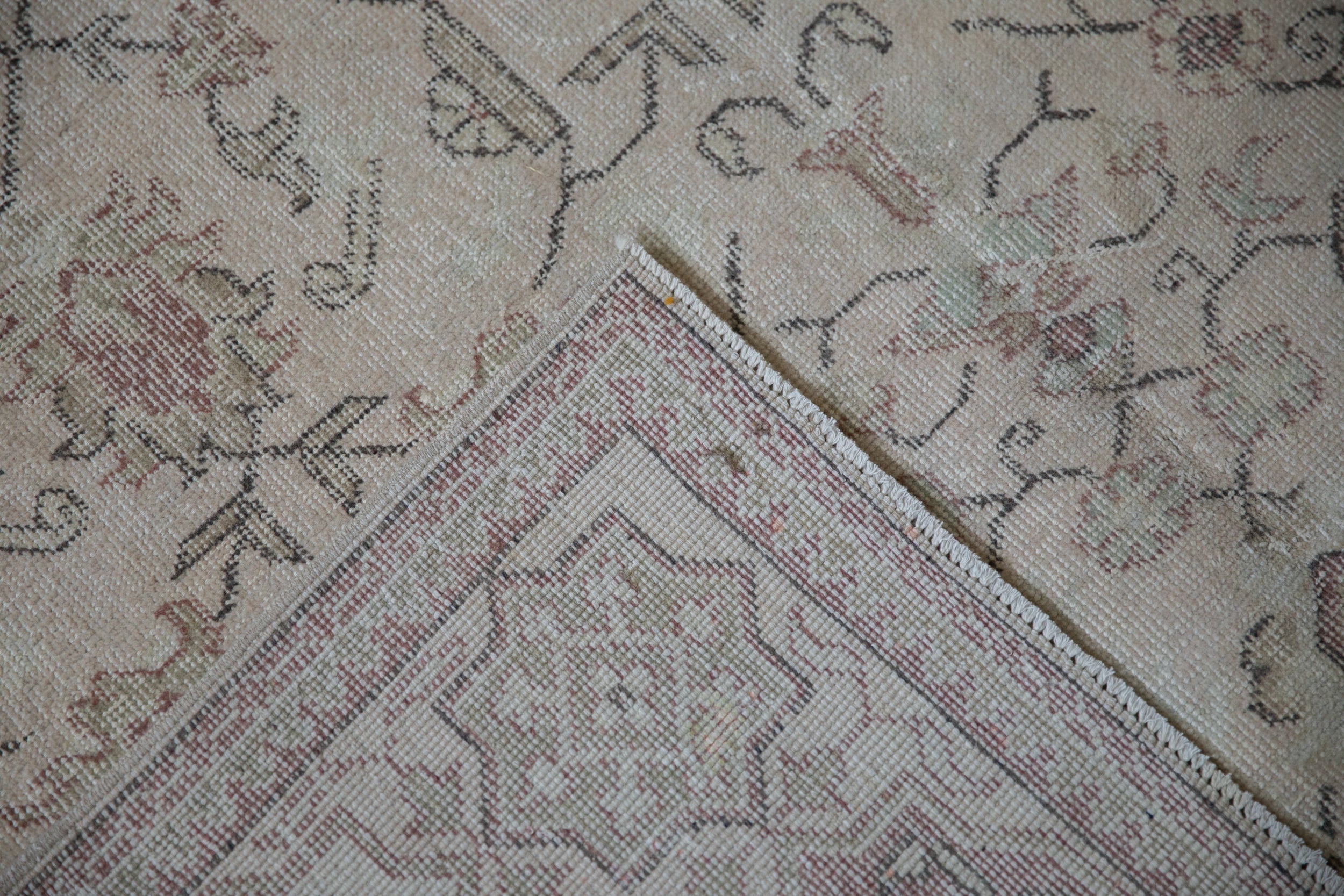 7x10.5 Vintage Distressed Oushak Carpet by Old New House® - product image 9 for Resin Society