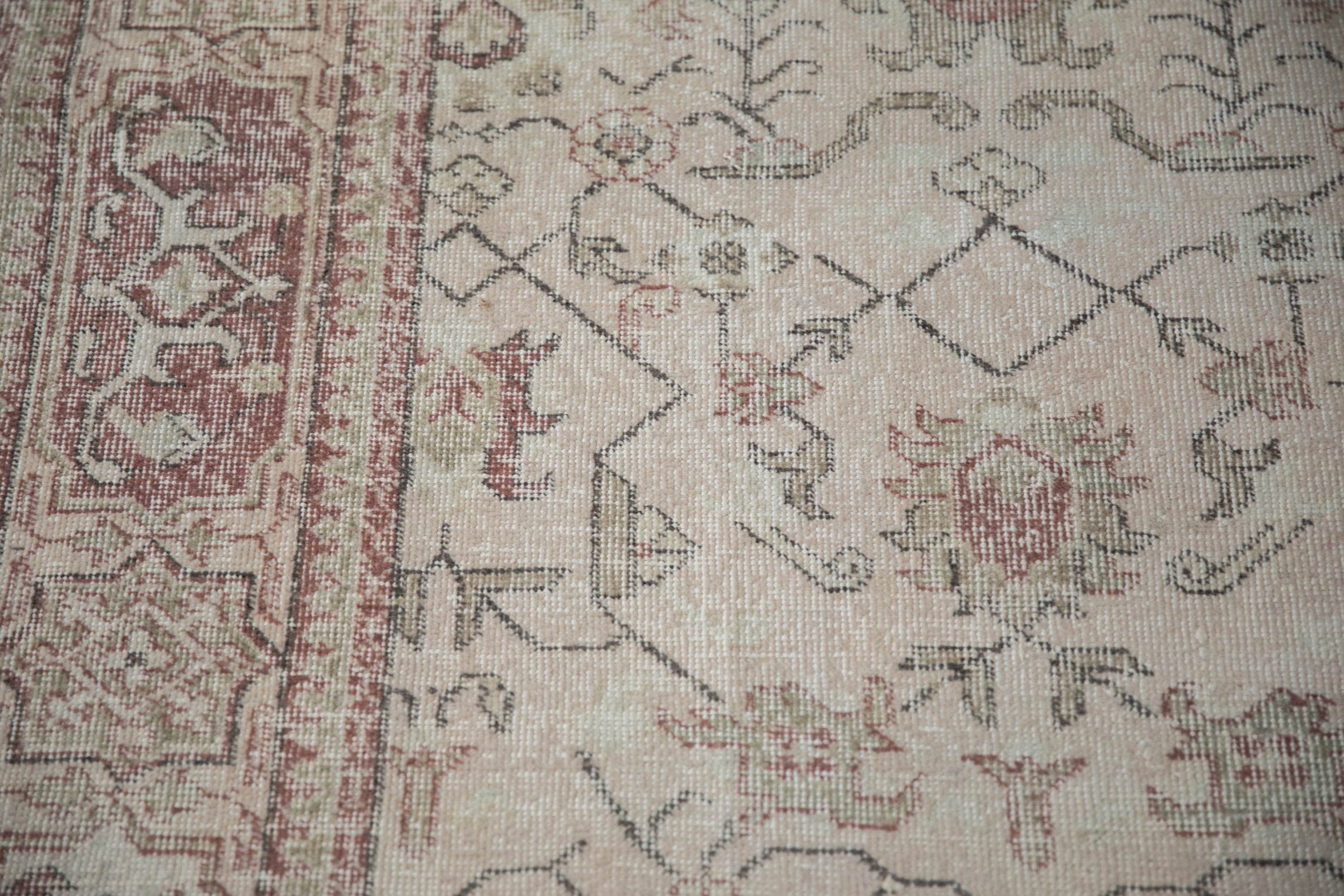 7x10.5 Vintage Distressed Oushak Carpet by Old New House® - product image 10 for Resin Society