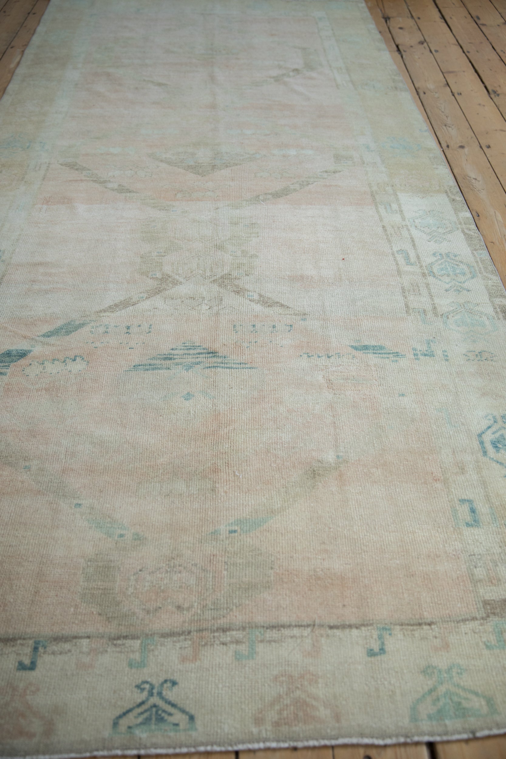 5x11 Vintage Distressed Oushak Rug Runner by Old New House® - product image 6 for Resin Society