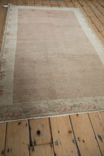 4x6 Vintage Distressed Oushak Rug