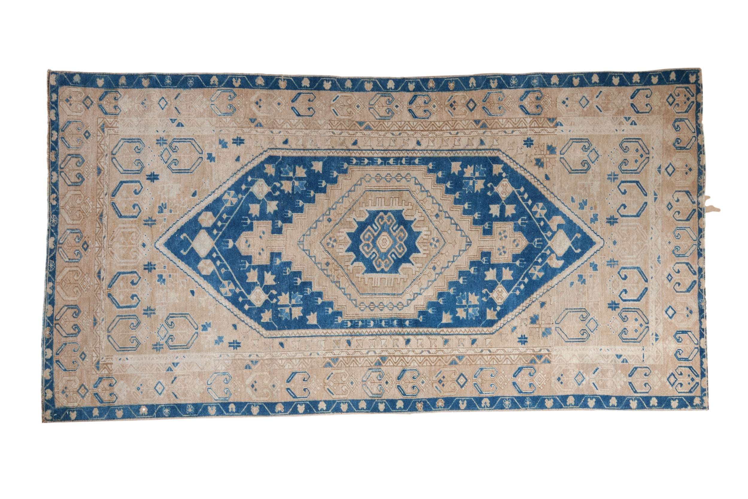3.5x7 Vintage Distressed Oushak Rug Runner by Old New House® - main product image for Resin Society