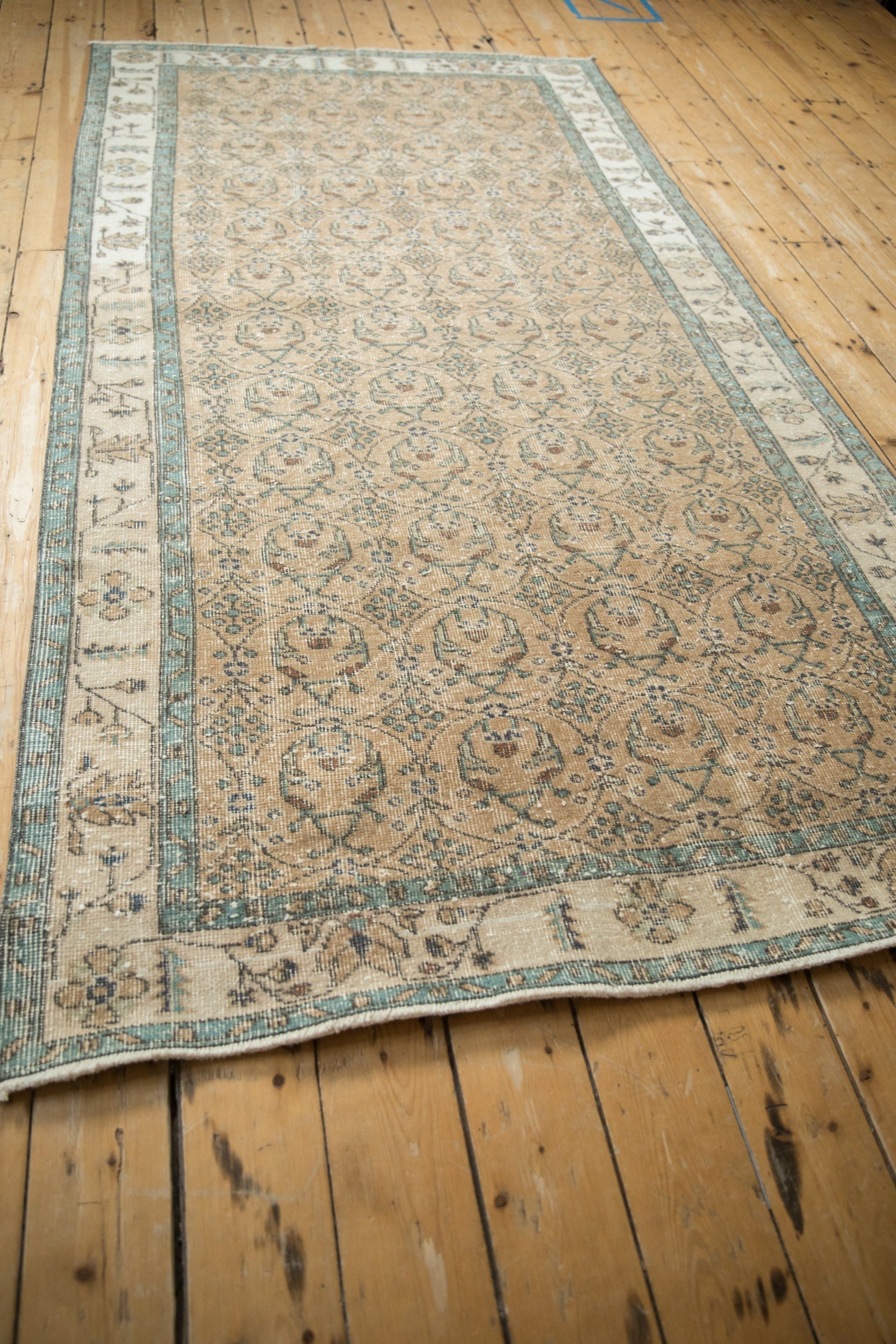 4.5x9 Vintage Distressed Sparta Rug Runner by Old New House® - product image 9 for Resin Society