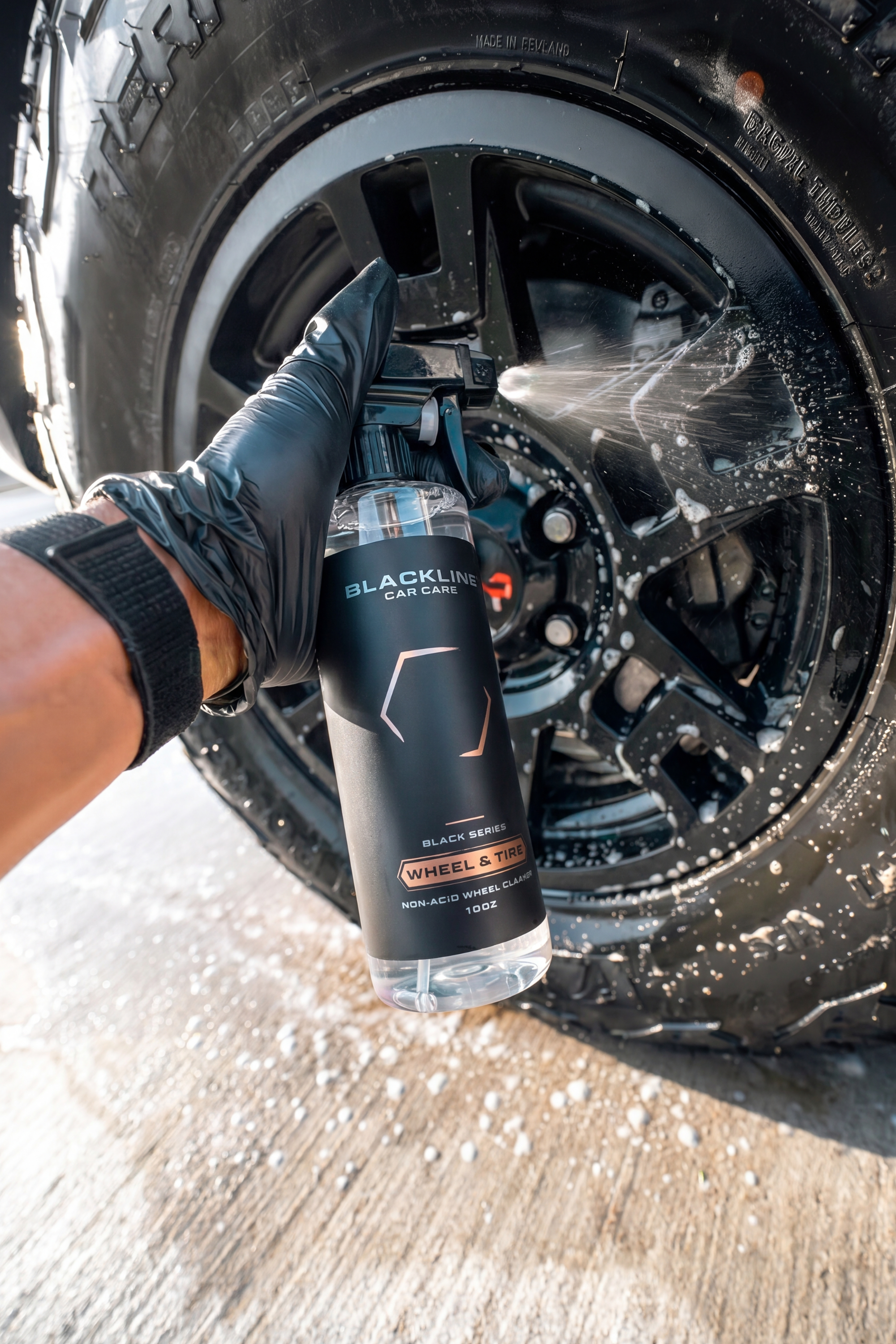 BLACKLINE® WHEEL N' TIRE CLEANER by Blackline Car Care - product image 6 for Resin Society