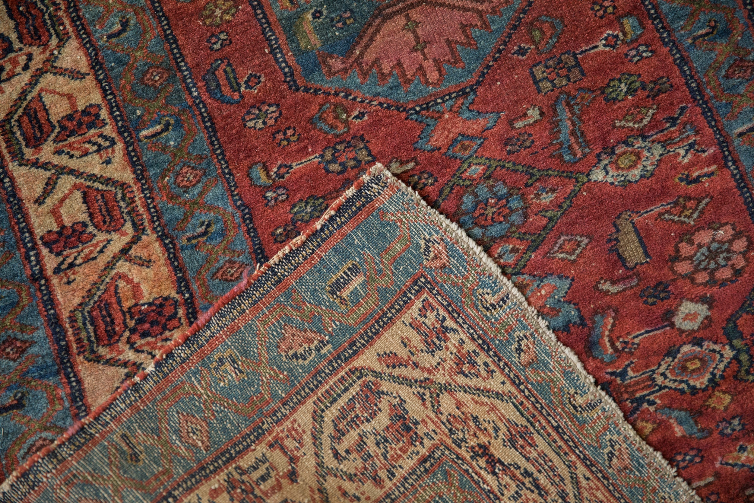 3x5 Vintage Fine Malayer Rug by Old New House® - product image 9 for Resin Society