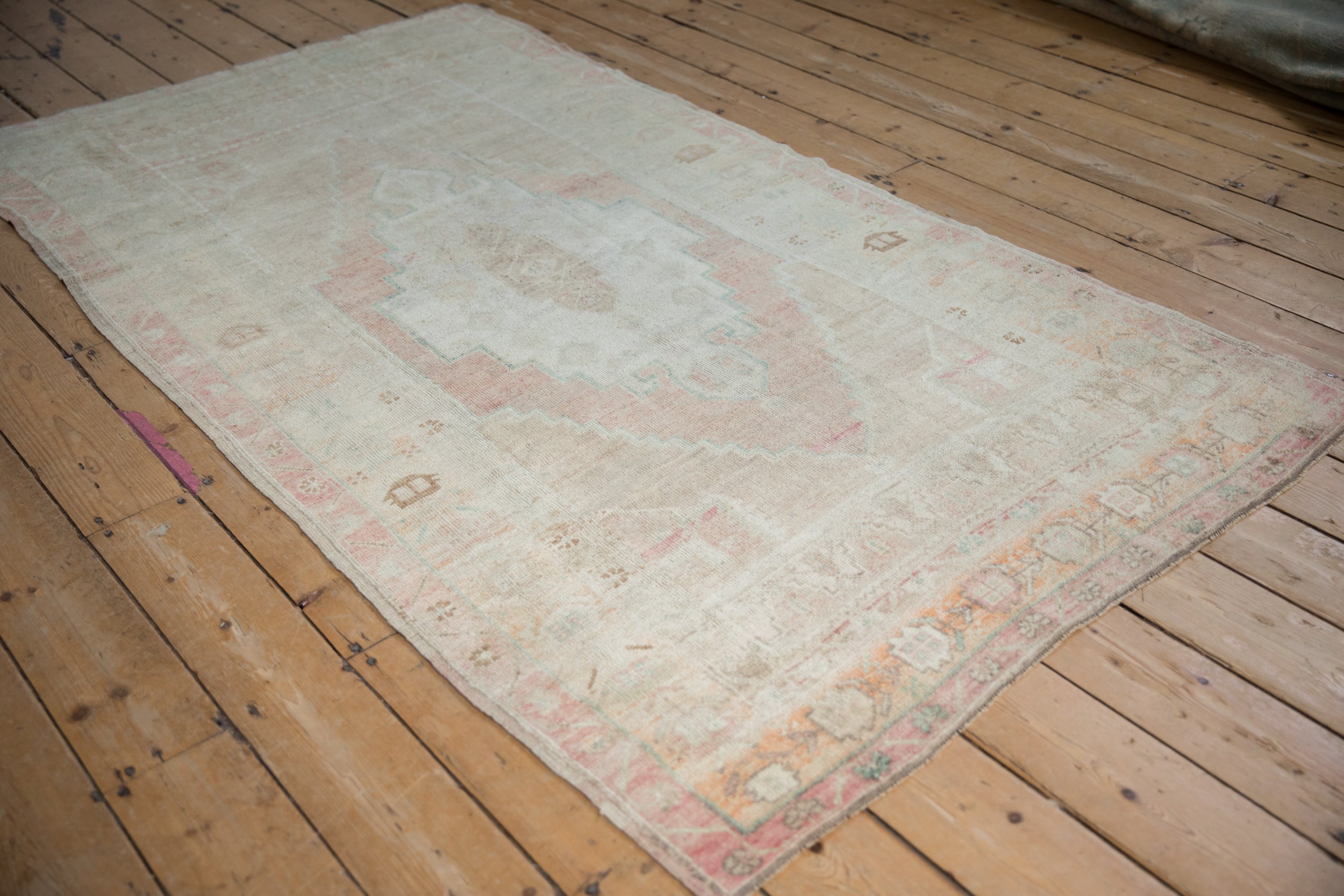 4x7.5 Vintage Distressed Oushak Rug by Old New House® - product image 4 for Resin Society