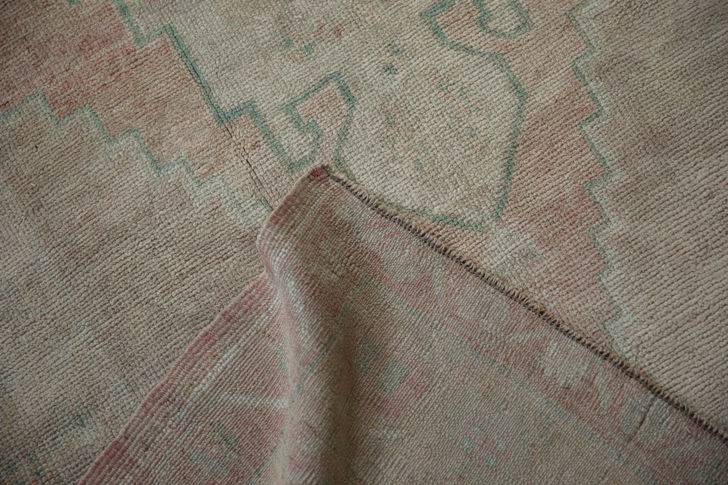 4x7.5 Vintage Distressed Oushak Rug by Old New House® - product image 9 for Resin Society