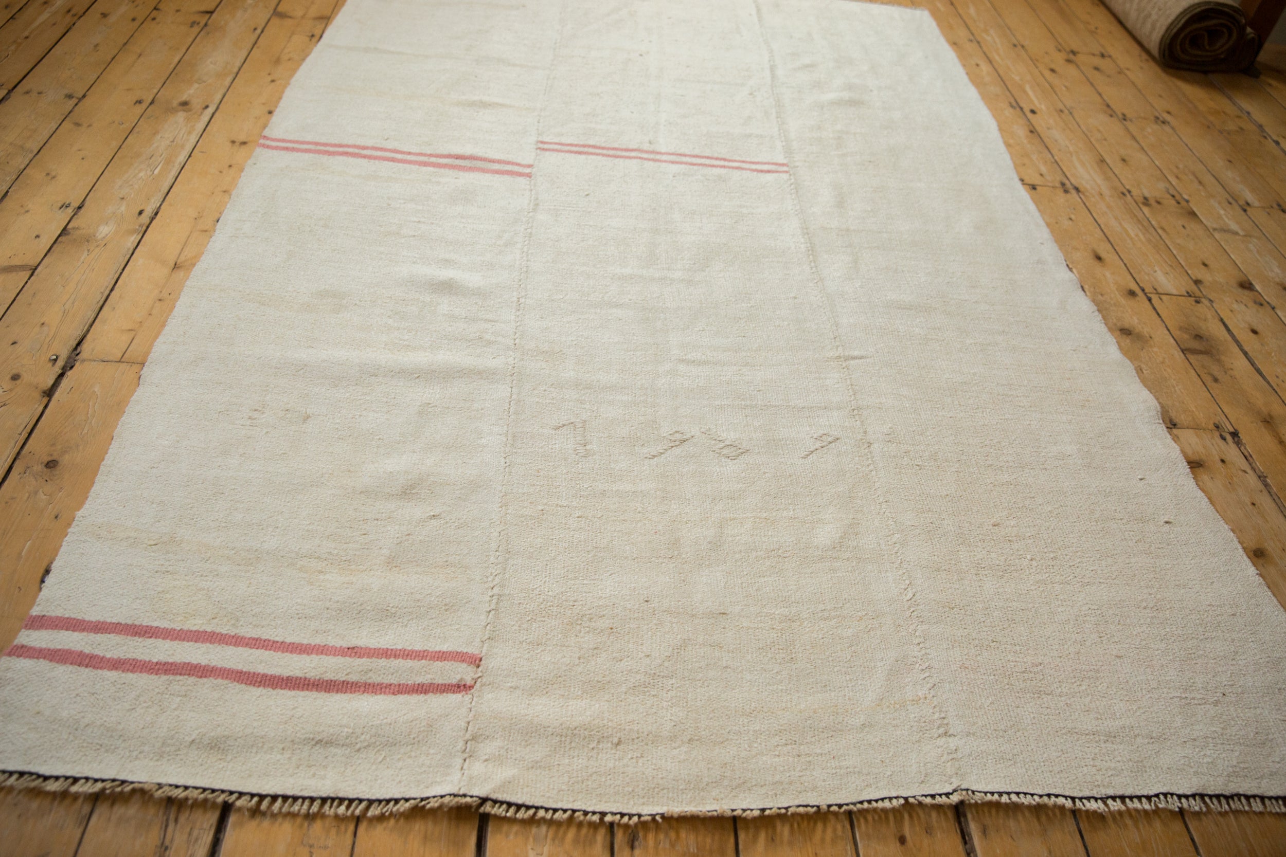 5.5x8.5 Vintage Hemp Kilim Carpet by Old New House® - product image 9 for Resin Society