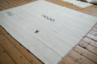 6x7 Vintage Hemp Kilim Square Carpet by Old New House® - product image 3 for Resin Society