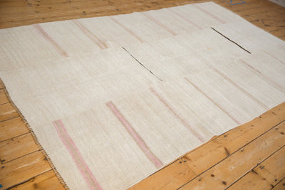 5.5x9.5 Vintage Hemp Kilim Carpet by Old New House® - product image 5 for Resin Society