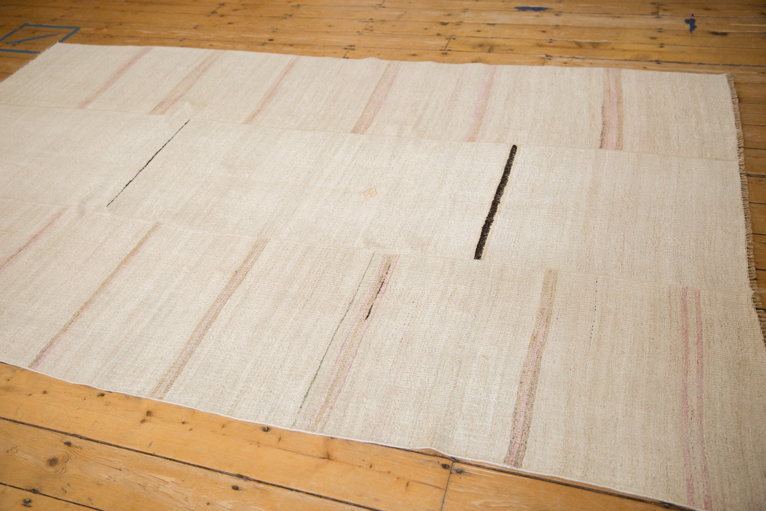 5.5x9.5 Vintage Hemp Kilim Carpet by Old New House® - product image 7 for Resin Society