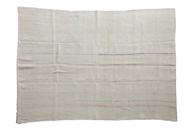 5x7 Vintage Hemp Kilim Rug