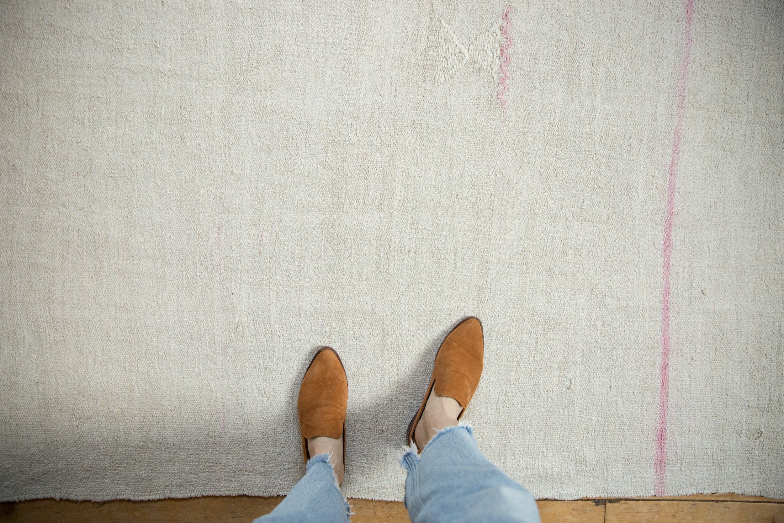 5.5x8.5 Vintage Hemp Kilim Carpet by Old New House® - product image 2 for Resin Society
