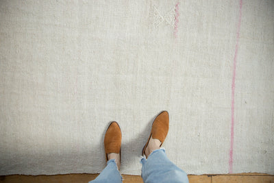 5.5x8.5 Vintage Hemp Kilim Carpet by Old New House® - product image 2 for Resin Society