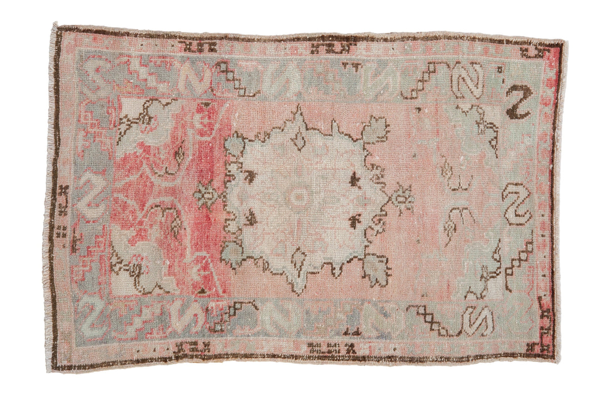 2.5x3.5 Vintage Distressed Oushak Rug by Old New House® - main product image for Resin Society