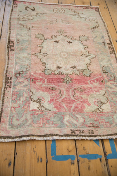 2.5x3.5 Vintage Distressed Oushak Rug by Old New House® - product image 5 for Resin Society