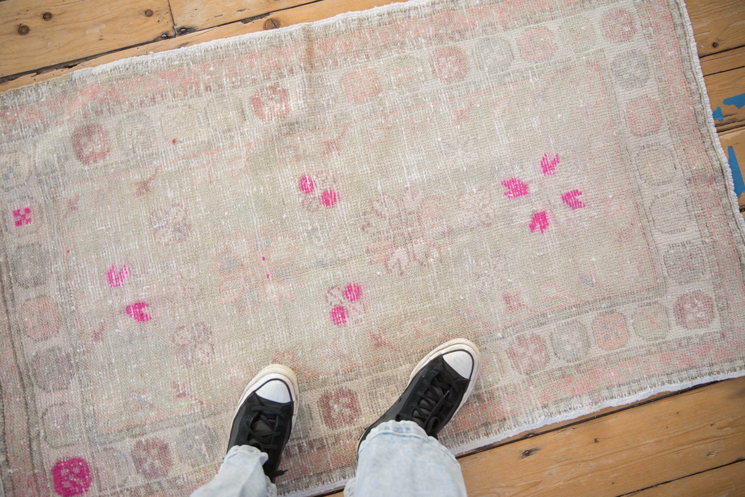 2.5x4.5 Vintage Distressed Oushak Rug by Old New House® - product image 2 for Resin Society