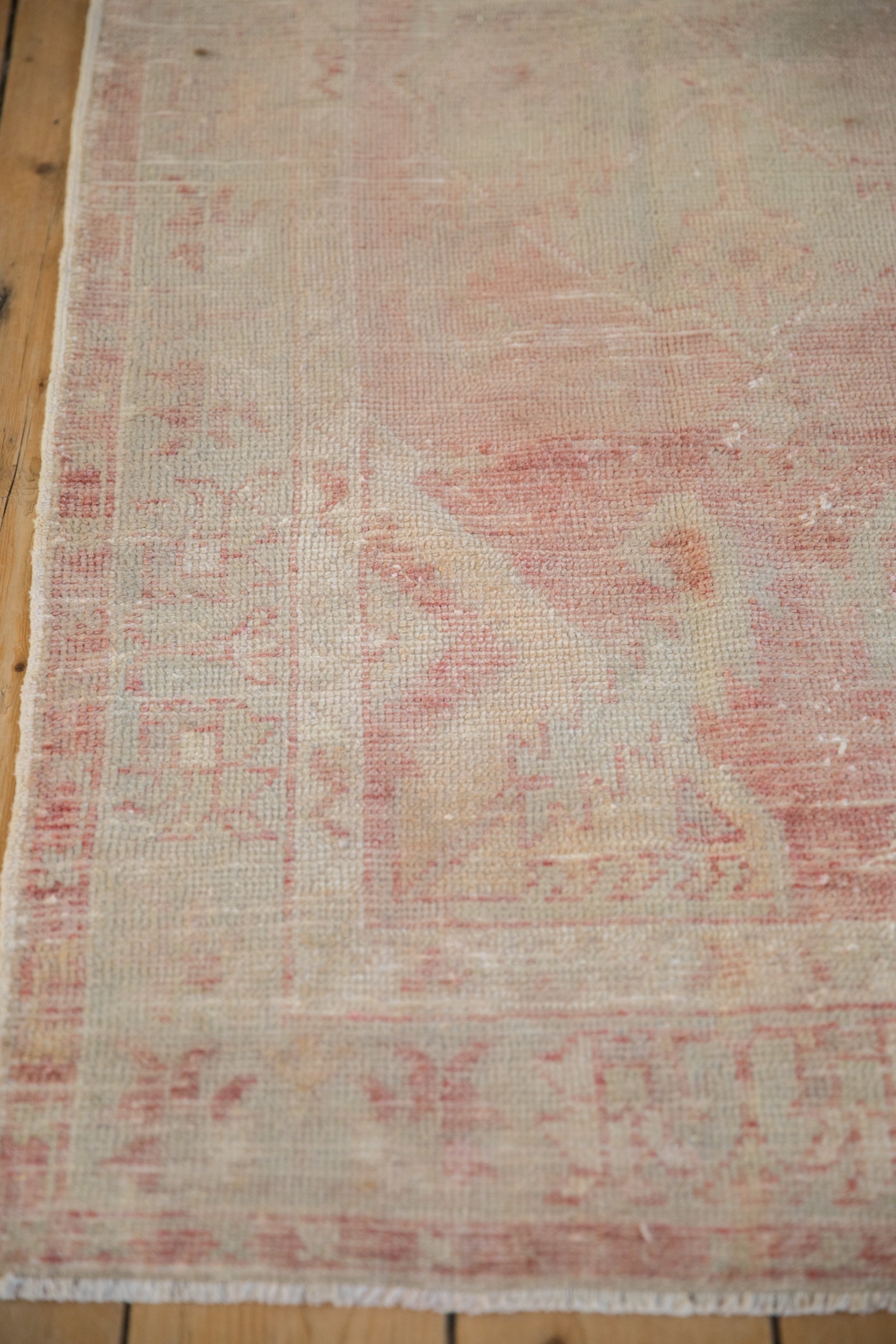 2.5x5.5 Vintage Distressed Oushak Rug Runner by Old New House® - product image 5 for Resin Society