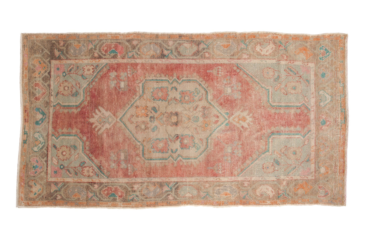 3.5x6.5 Vintage Distressed Oushak Rug by Old New House® - main product image for Resin Society