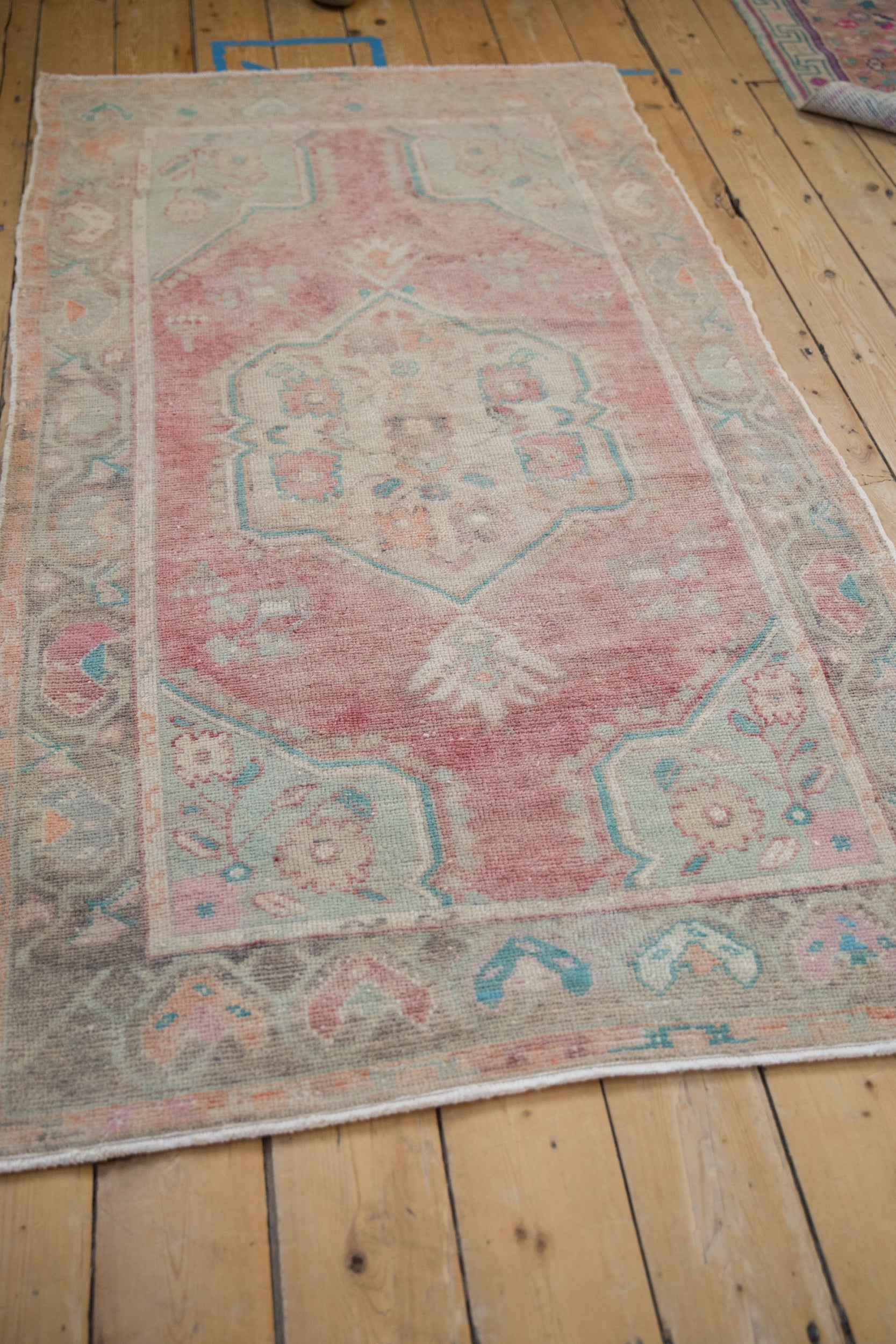 3.5x6.5 Vintage Distressed Oushak Rug by Old New House® - product image 6 for Resin Society