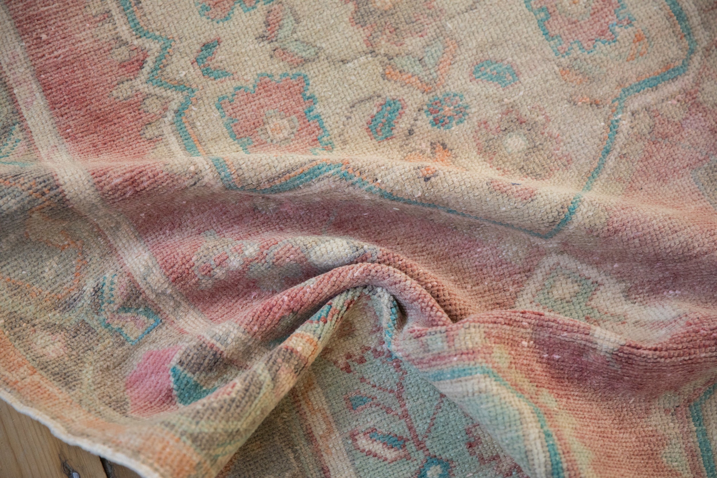 3.5x6.5 Vintage Distressed Oushak Rug by Old New House® - product image 8 for Resin Society