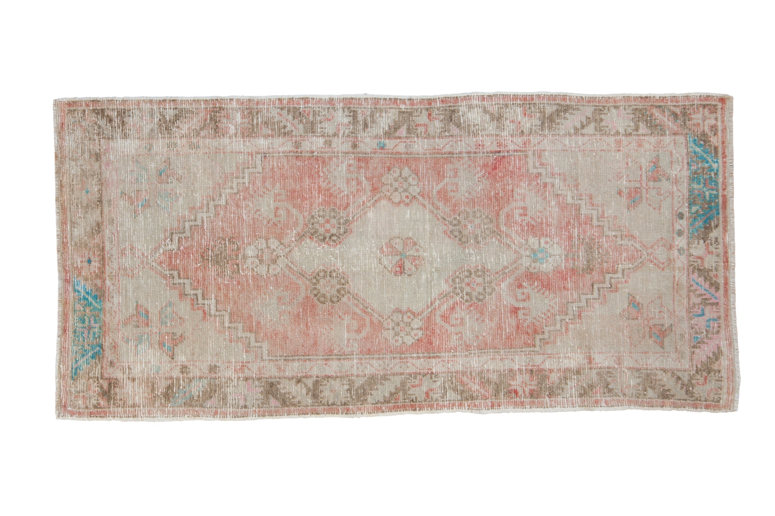 2.5x5.5 Vintage Distressed Oushak Rug Runner by Old New House® - main product image for Resin Society