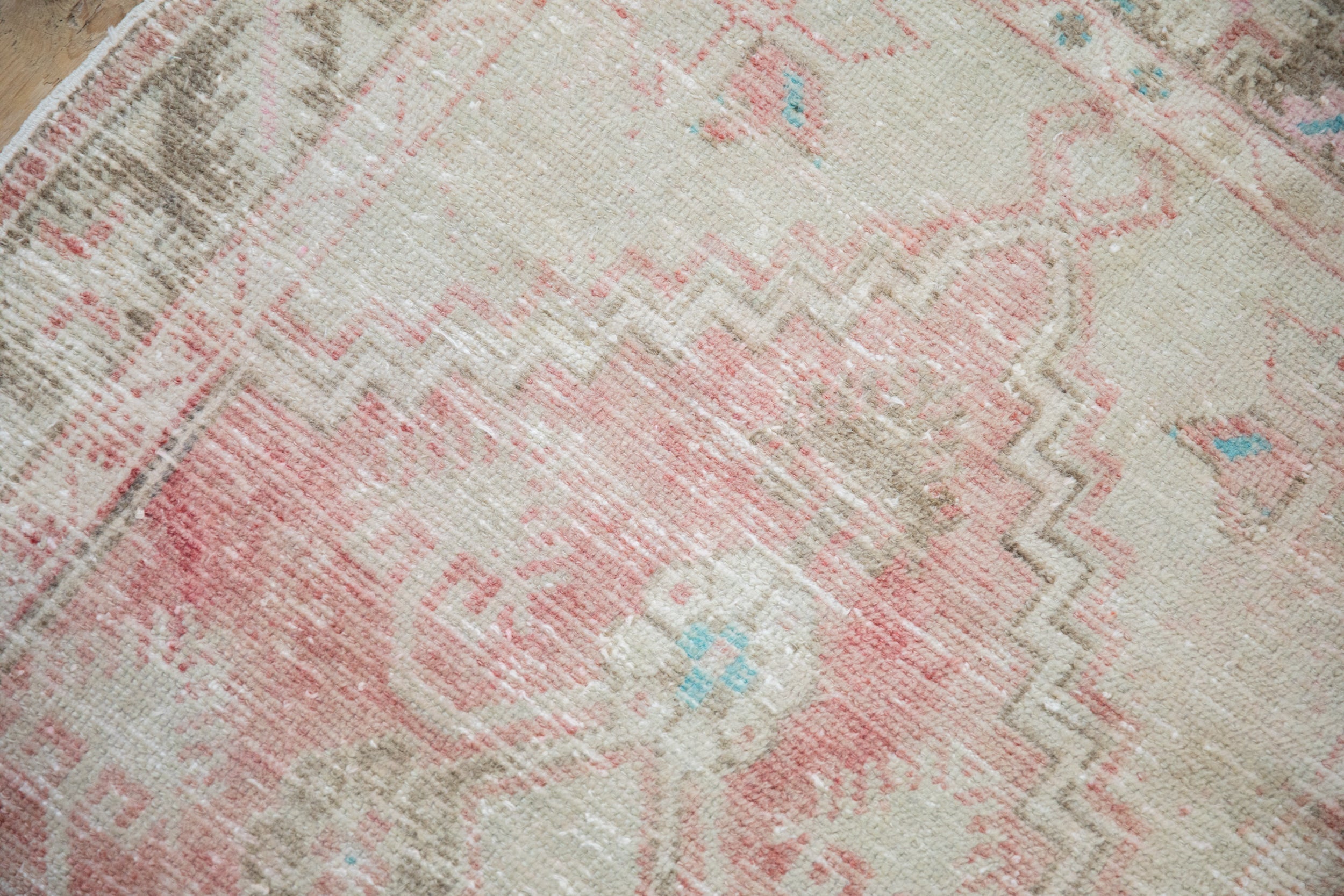 2.5x5.5 Vintage Distressed Oushak Rug Runner by Old New House® - product image 3 for Resin Society