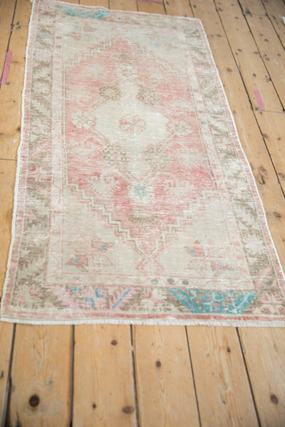 2.5x5.5 Vintage Distressed Oushak Rug Runner by Old New House® - product image 4 for Resin Society