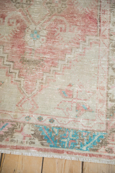 2.5x5.5 Vintage Distressed Oushak Rug Runner by Old New House® - product image 5 for Resin Society