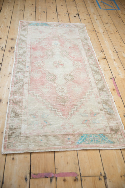 2.5x5.5 Vintage Distressed Oushak Rug Runner by Old New House® - product image 6 for Resin Society