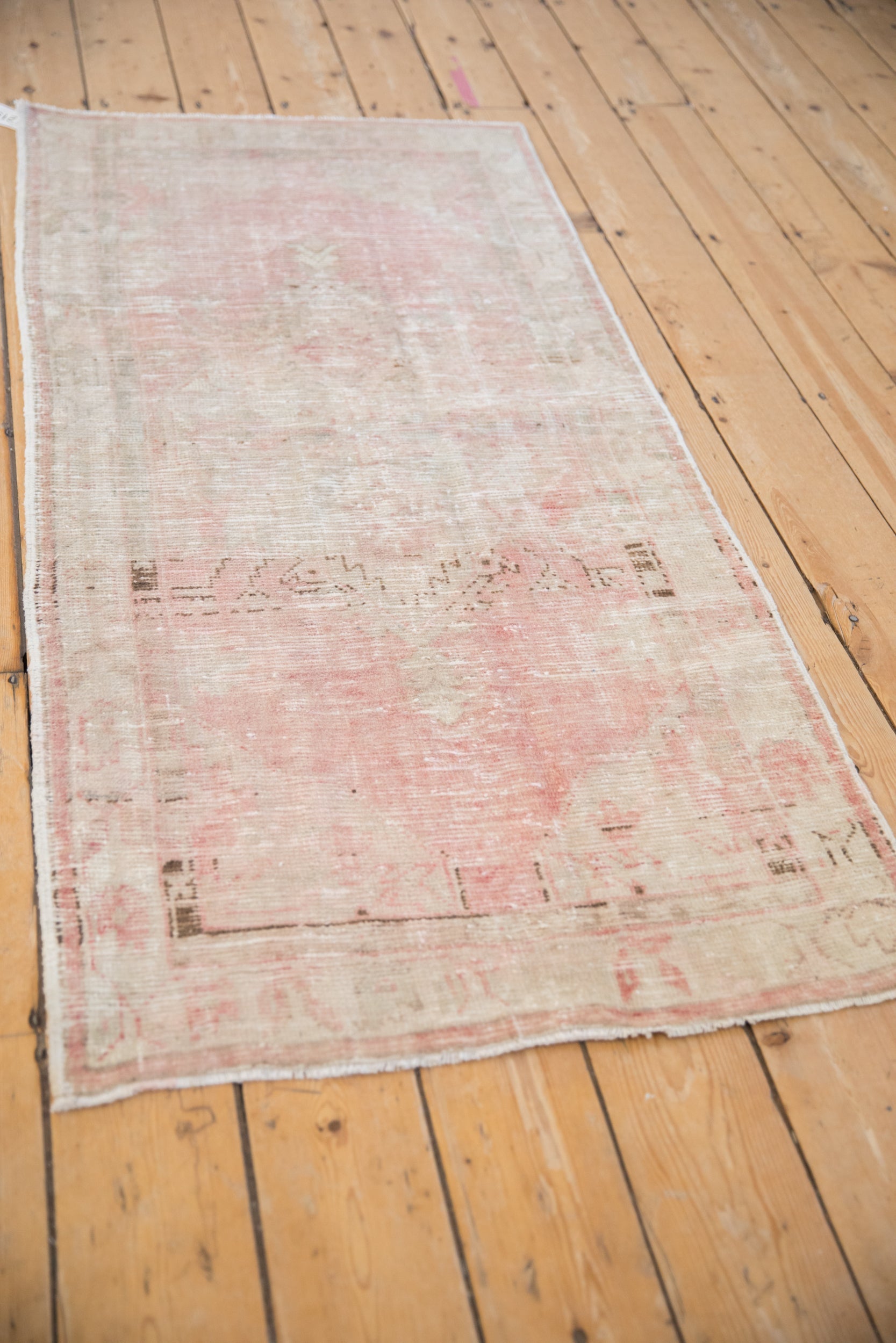 2.5x5.5 Vintage Distressed Oushak Rug Runner by Old New House® - product image 4 for Resin Society