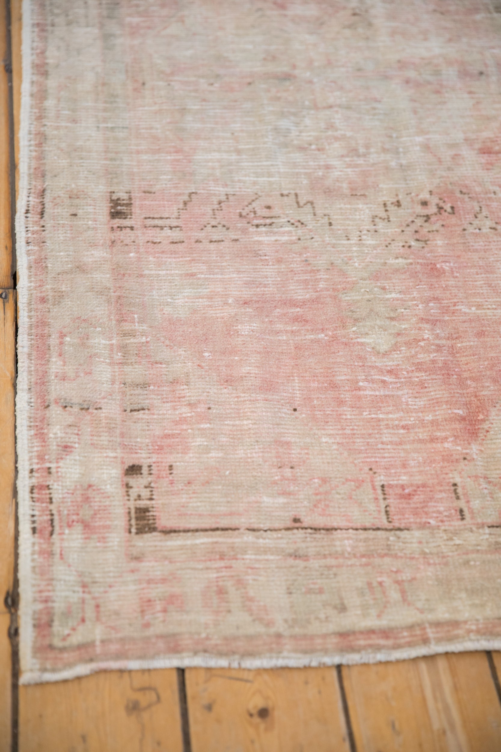 2.5x5.5 Vintage Distressed Oushak Rug Runner by Old New House® - product image 5 for Resin Society