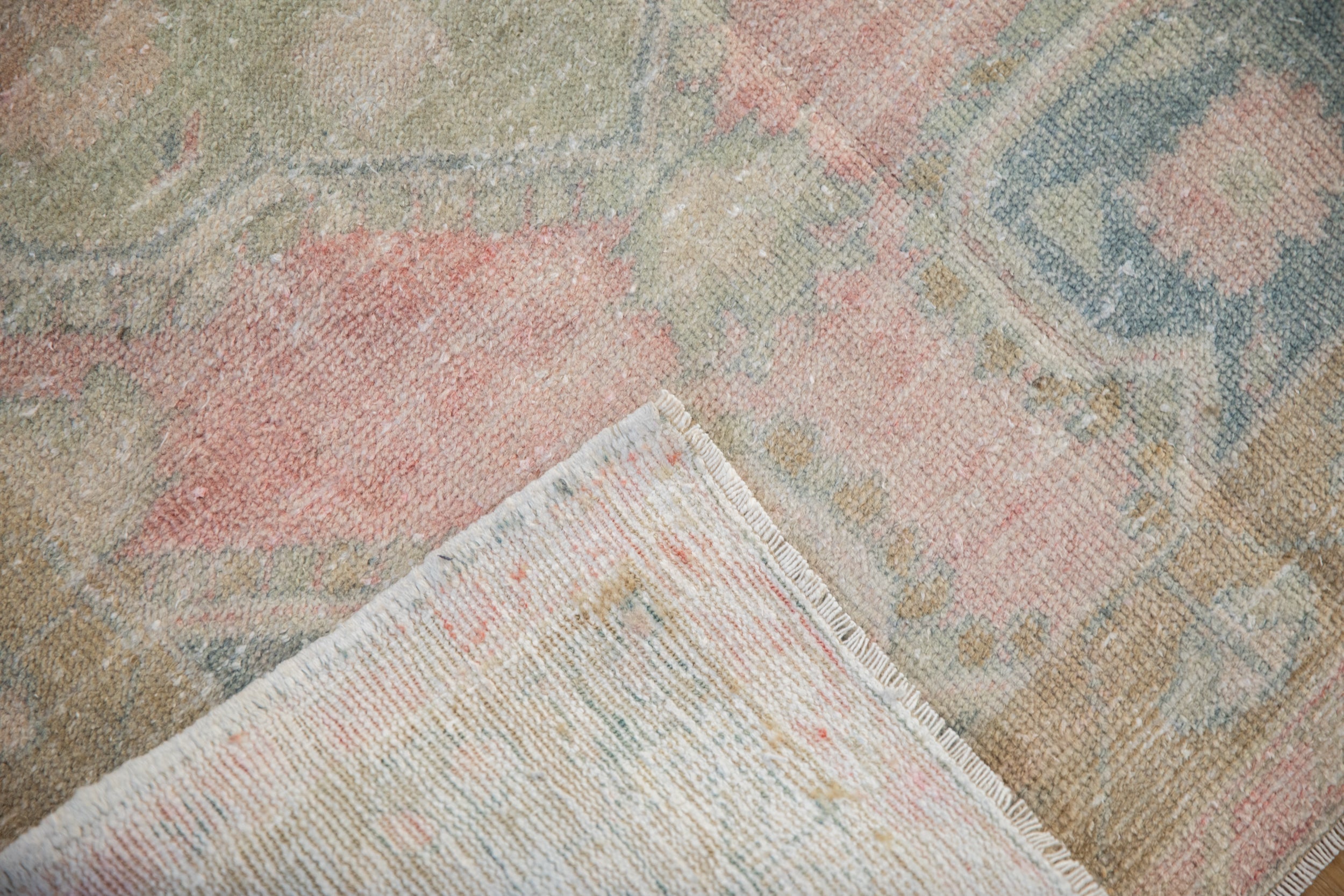 2.5x4.5 Vintage Distressed Oushak Rug by Old New House® - product image 9 for Resin Society