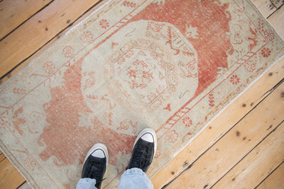 2.5x4.5 Vintage Distressed Oushak Rug by Old New House® - product image 2 for Resin Society