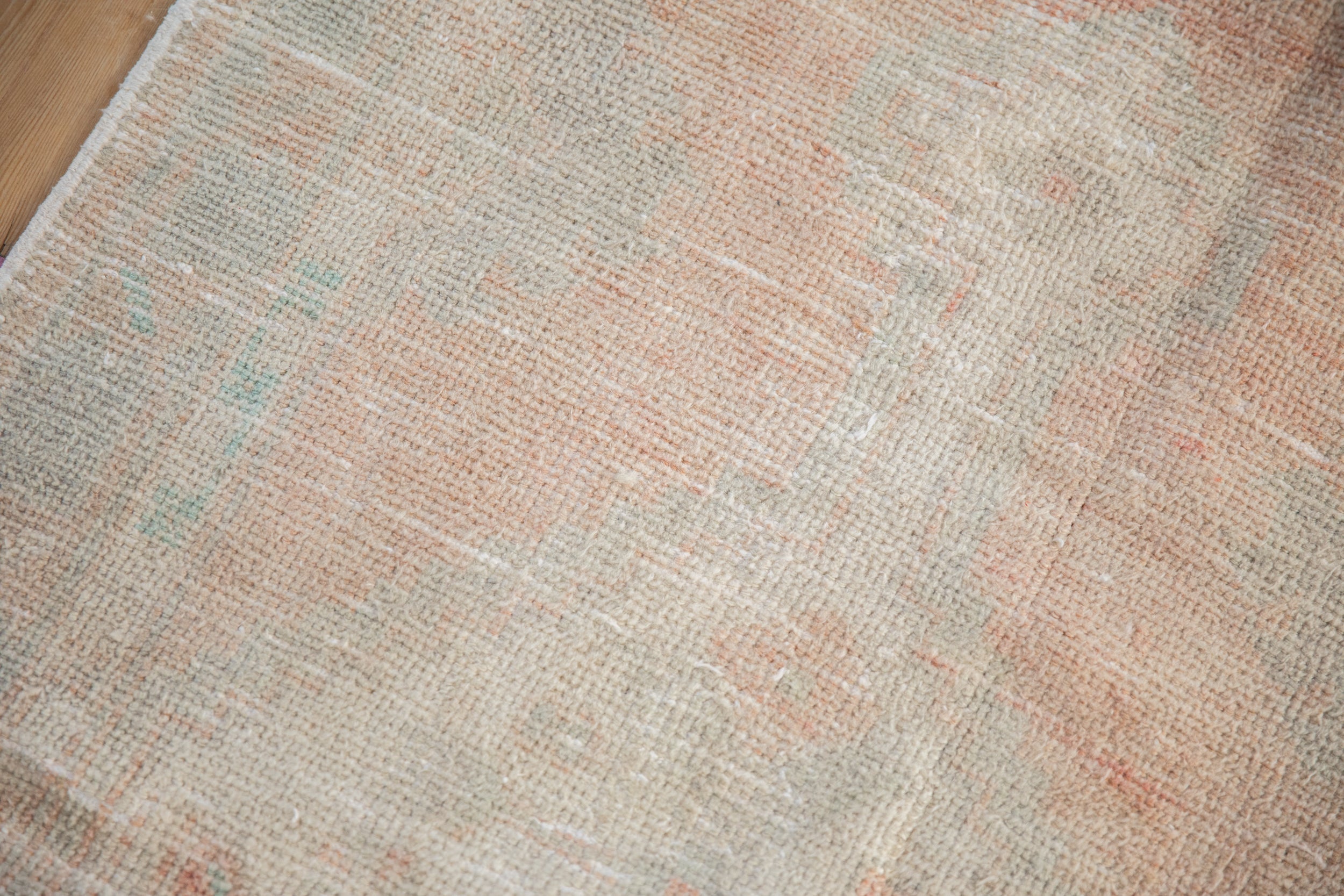 2.5x5.5 Vintage Distressed Oushak Rug Runner by Old New House® - product image 3 for Resin Society