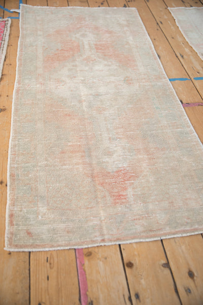 2.5x5.5 Vintage Distressed Oushak Rug Runner by Old New House® - product image 4 for Resin Society