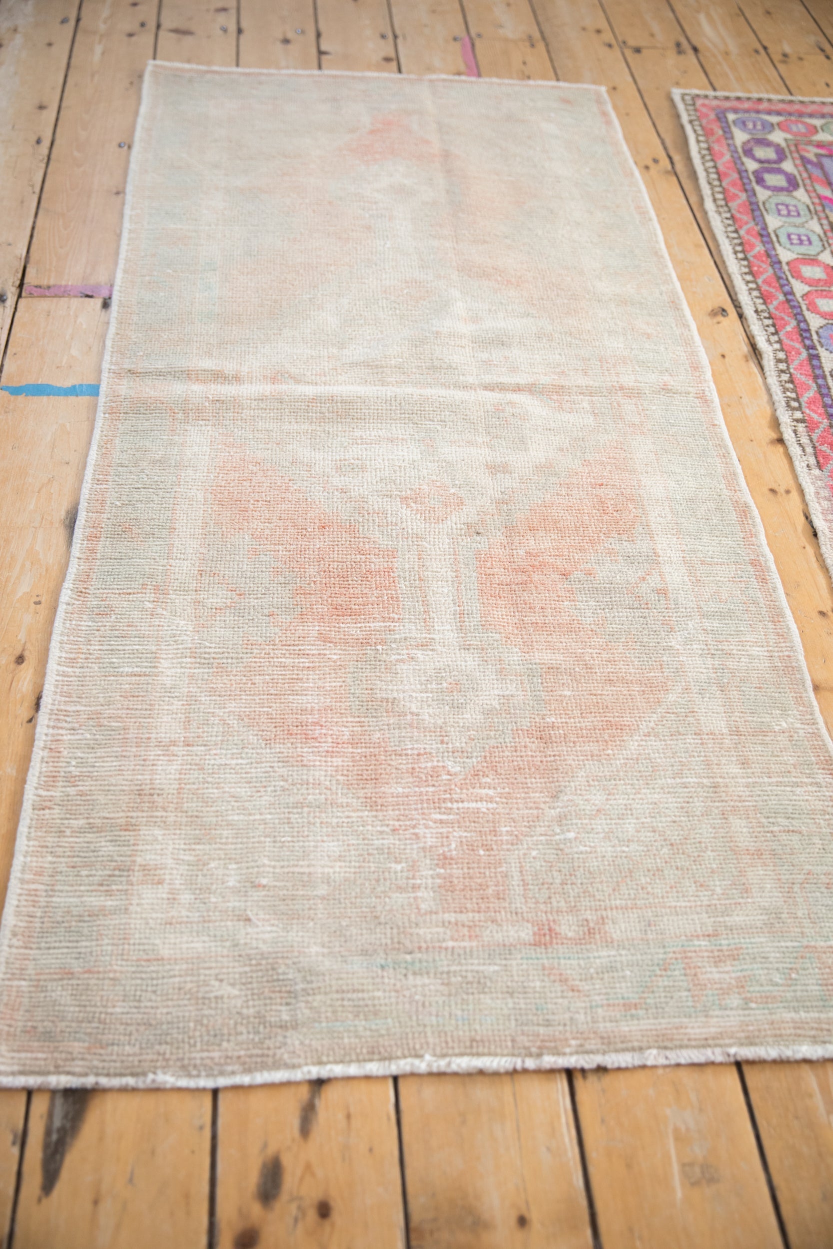 2.5x5.5 Vintage Distressed Oushak Rug Runner by Old New House® - product image 5 for Resin Society