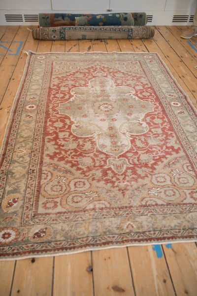 4x6 Vintage Distressed Anatolian Rug
