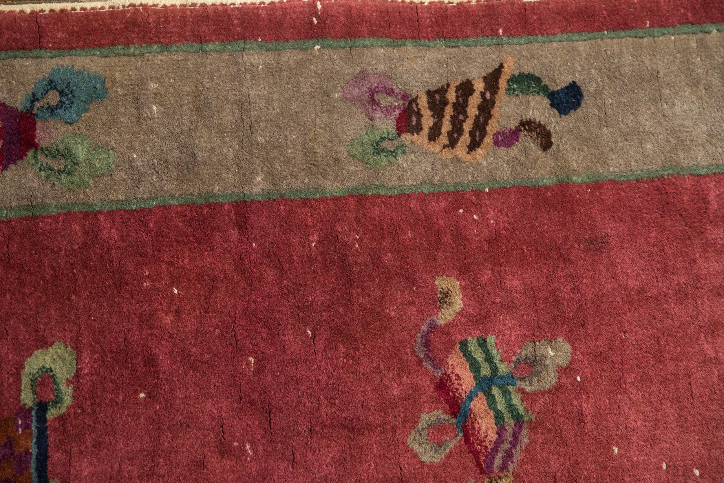 2x4.5 Antique Art Deco Rug Runner by Old New House® - product image 3 for Resin Society