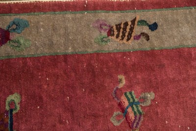 2x4.5 Antique Art Deco Rug Runner by Old New House® - product image 3 for Resin Society