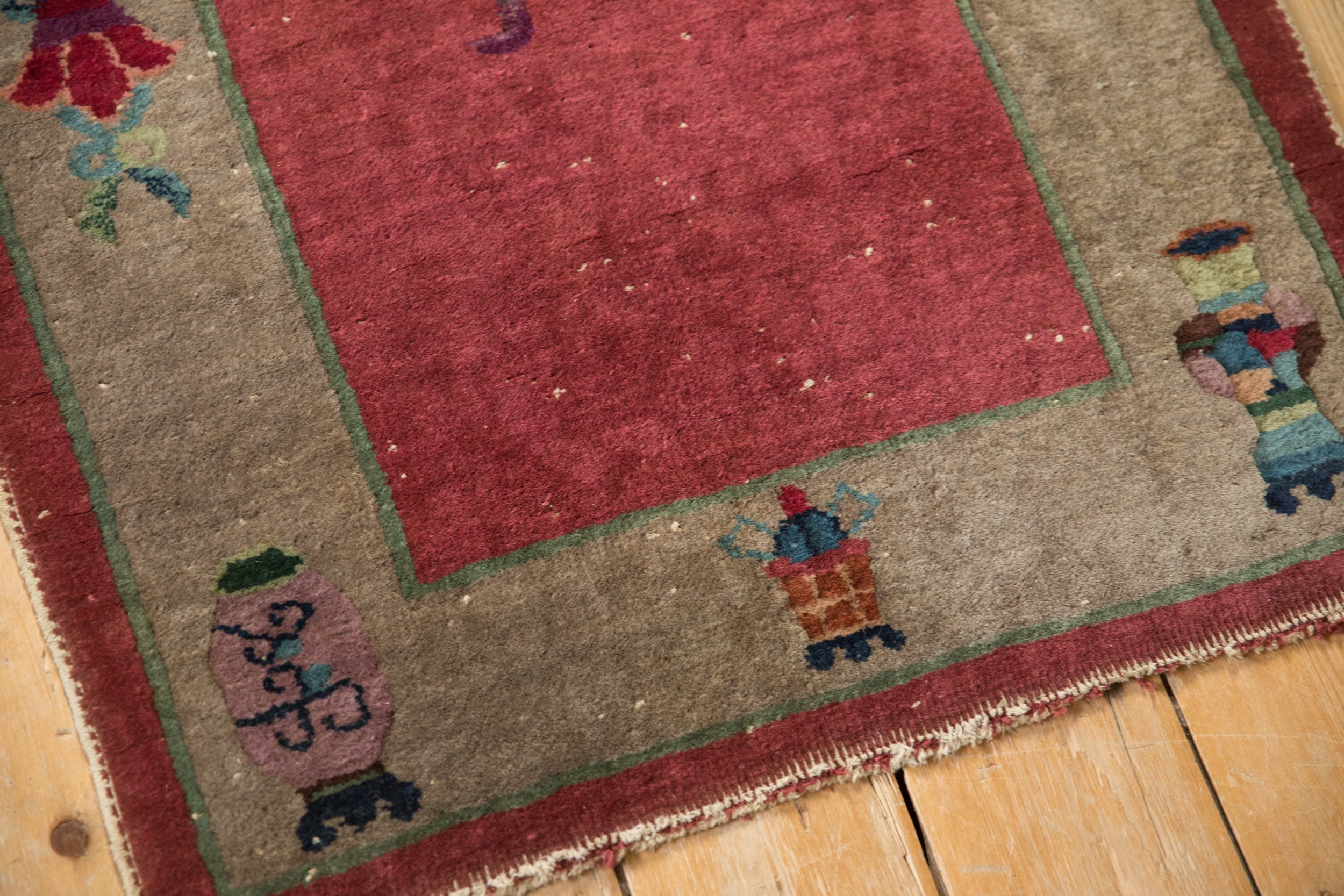 2x4.5 Antique Art Deco Rug Runner by Old New House® - product image 6 for Resin Society