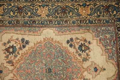 2x2.5 Vintage Tabriz Square Rug Mat by Old New House® - product image 3 for Resin Society