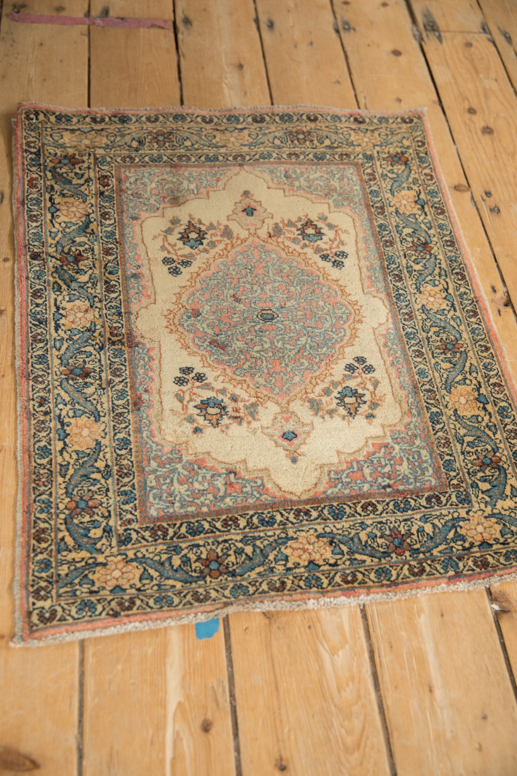 2x2.5 Vintage Tabriz Square Rug Mat by Old New House® - product image 4 for Resin Society